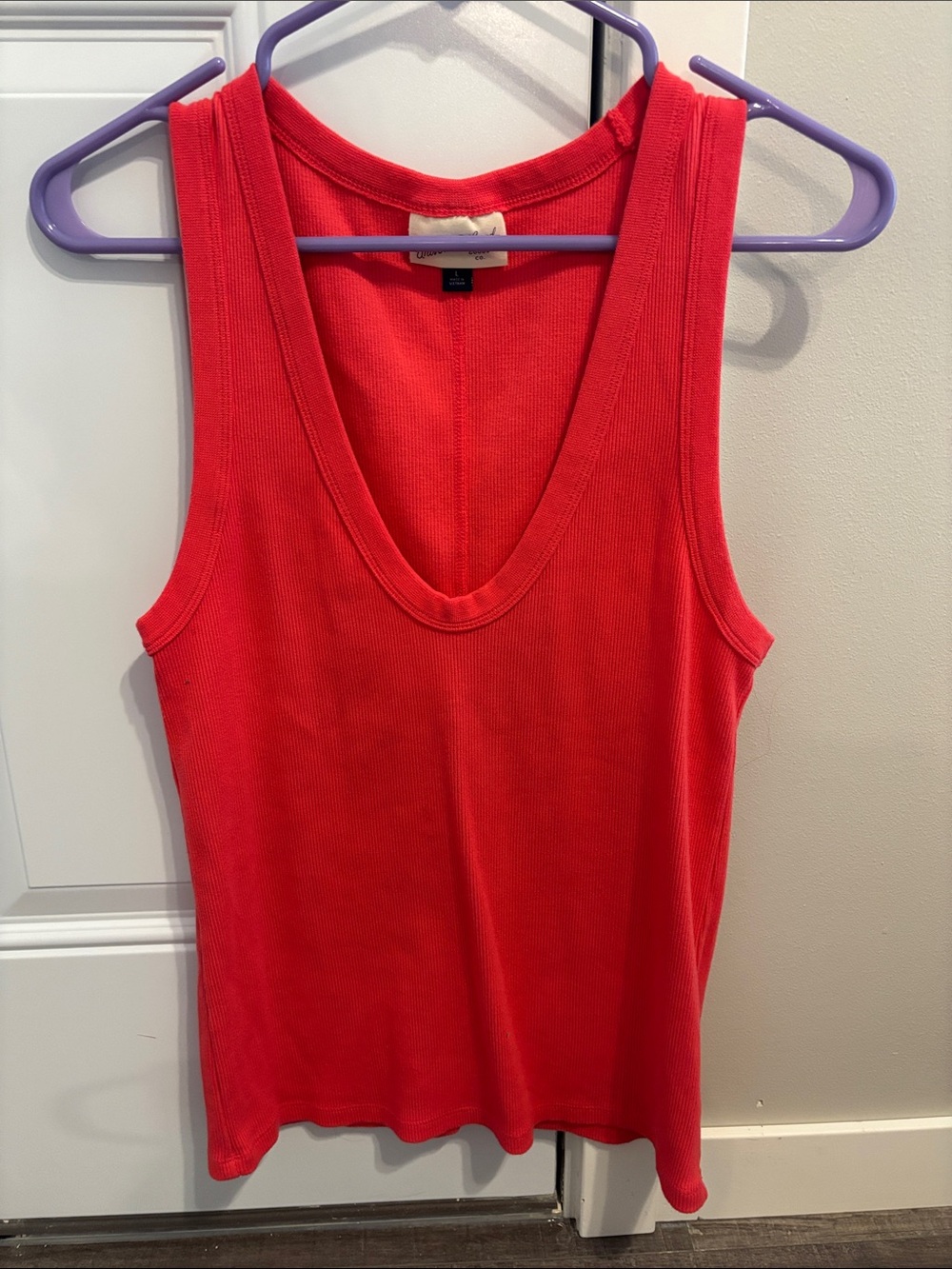 Universal Thread Ribbed Scoop Tank Tops - Picture 2 of 3
